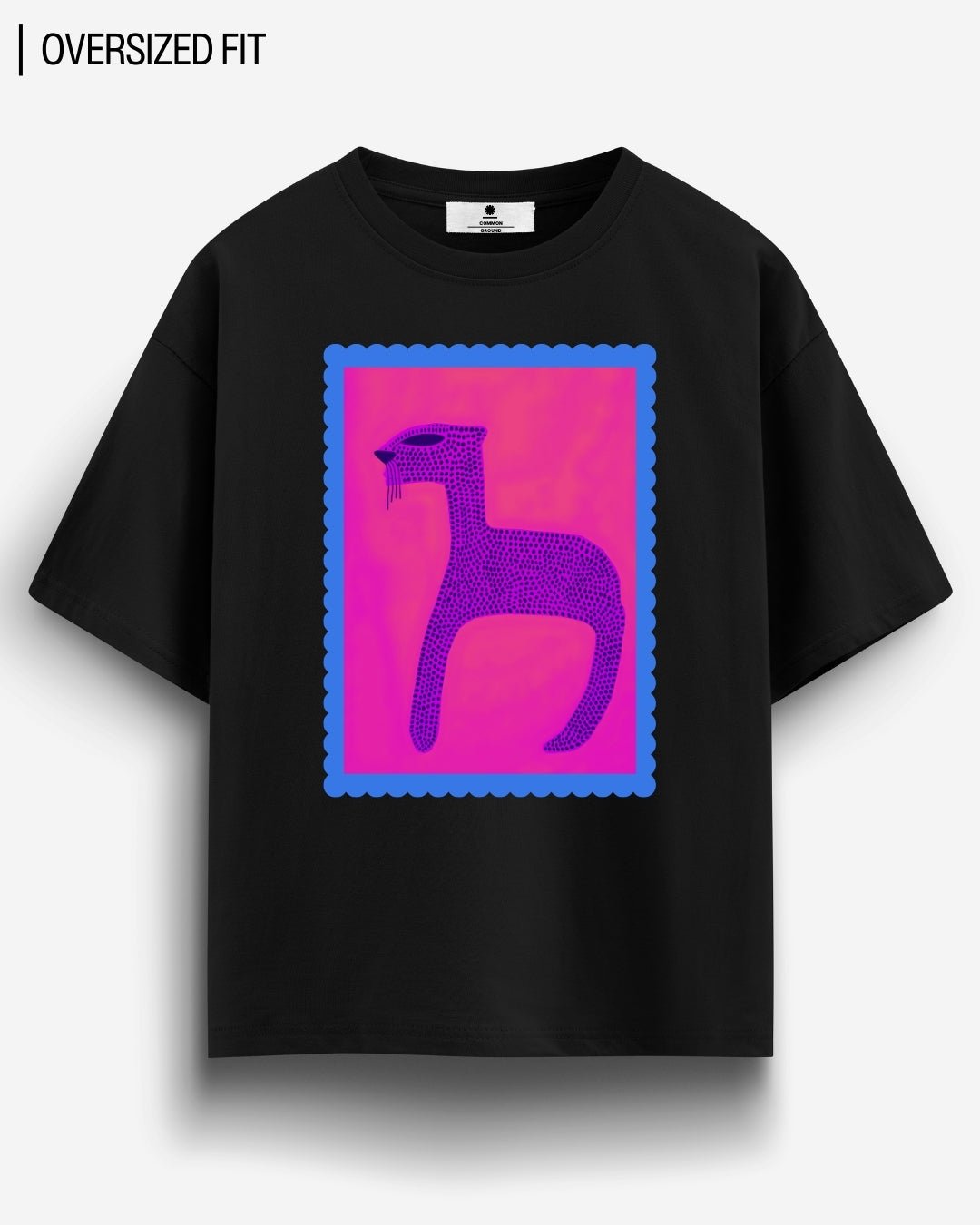 AZTEC CAT OVERSIZED T - SHIRT - COMMONGROUND