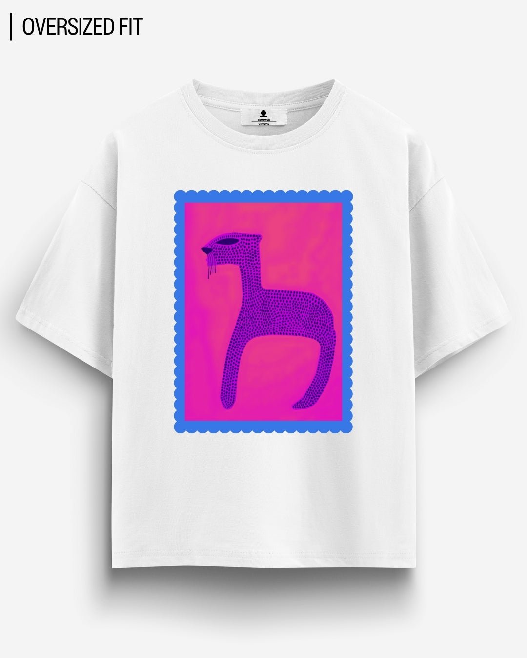 AZTEC CAT OVERSIZED T - SHIRT - COMMONGROUND