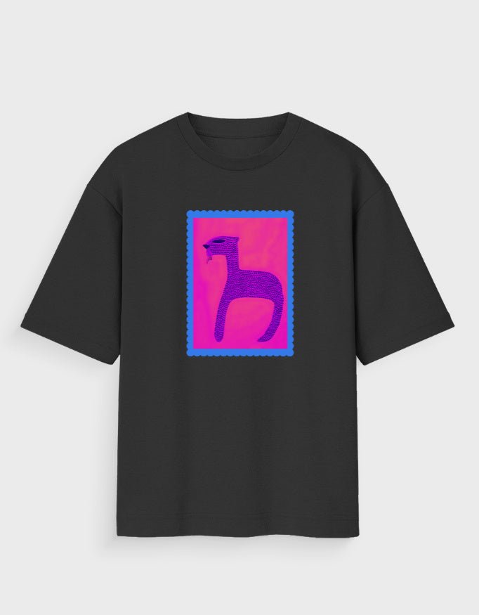 AZTEC CAT OVERSIZED T - SHIRT - COMMONGROUND