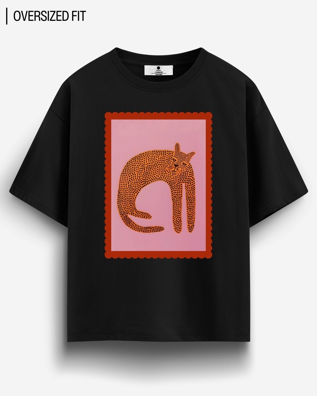 AZTEC PANTHER OVERSIZED T - SHIRT - COMMONGROUND