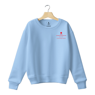 BABY BLUE REGULAR SWEATSHIRT - COMMONGROUND