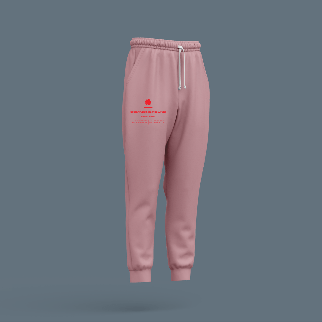 BABY PINK JOGGERS - COMMONGROUND