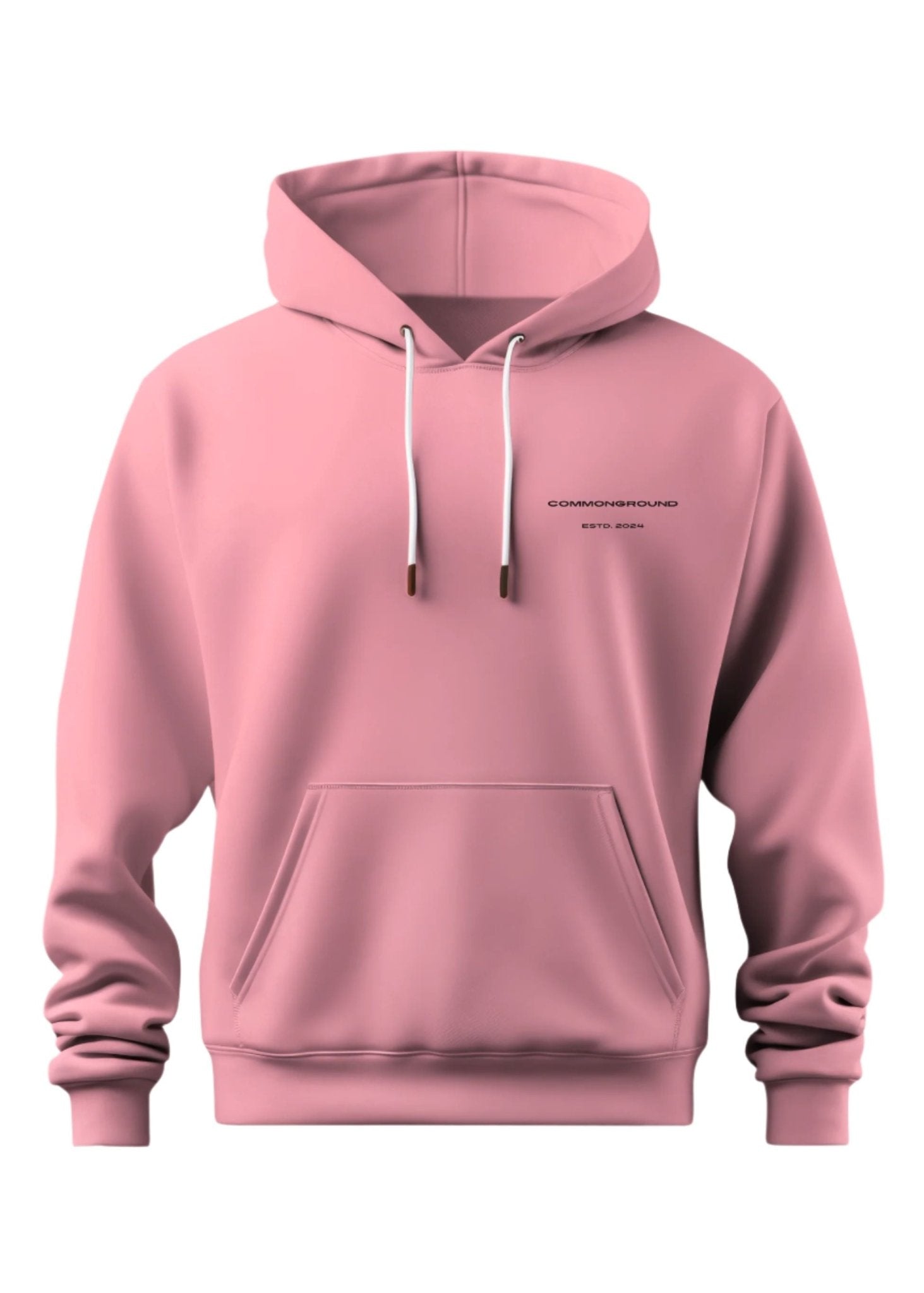 BABY PINK OVERSIZED HOODIE - COMMONGROUND