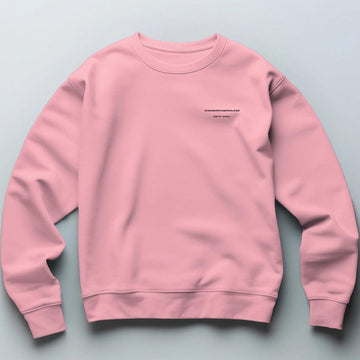 BABY PINK OVERSIZED SWEATSHIRT - COMMONGROUND