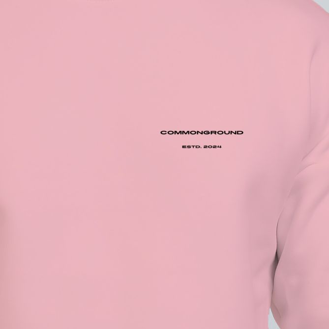 BABY PINK OVERSIZED SWEATSHIRT - COMMONGROUND