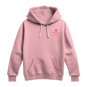 BABY PINK REGULAR HOODIE - COMMONGROUND