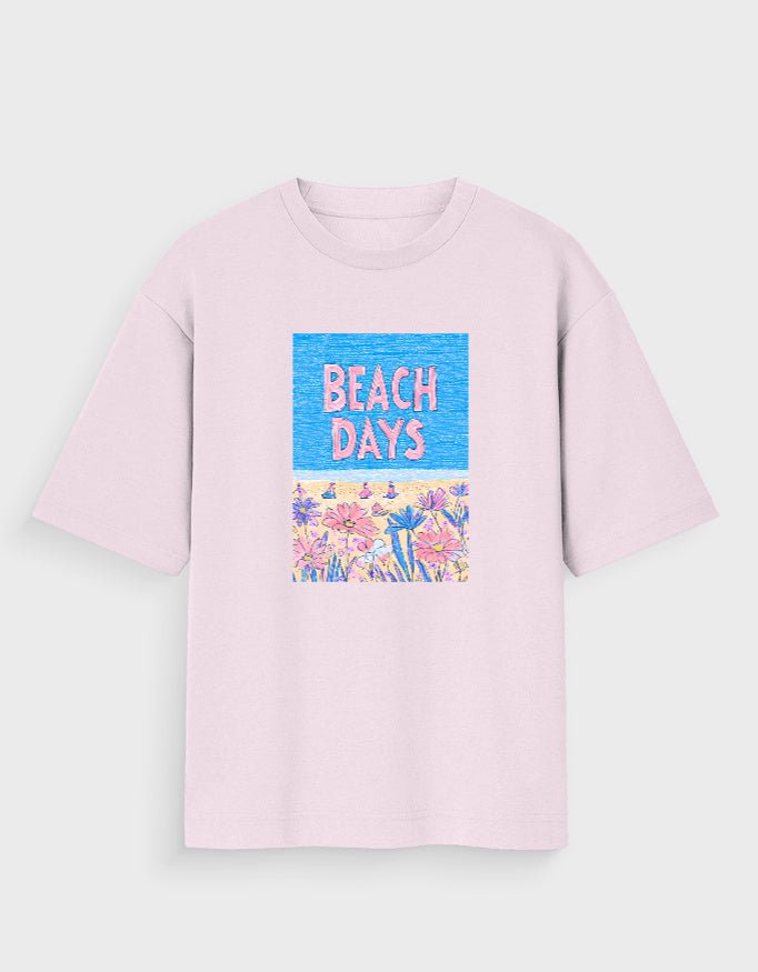 BEACH DAYS OVERSIZED T - SHIRT - COMMONGROUND