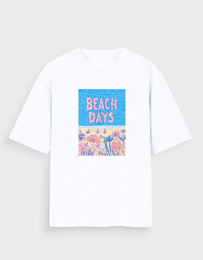 BEACH DAYS OVERSIZED T - SHIRT - COMMONGROUND