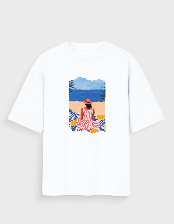 BEACH PICNIC OVERSIZED T - SHIRT - COMMONGROUND