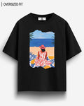BEACH PICNIC OVERSIZED T - SHIRT - COMMONGROUND