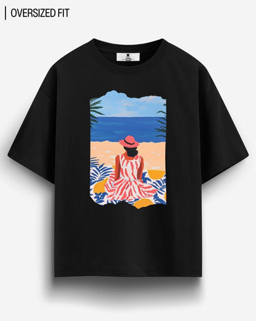 BEACH PICNIC OVERSIZED T - SHIRT - COMMONGROUND