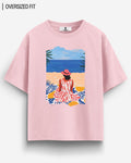 BEACH PICNIC OVERSIZED T - SHIRT - COMMONGROUND