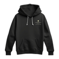 BLACK REGULAR HOODIE - COMMONGROUND