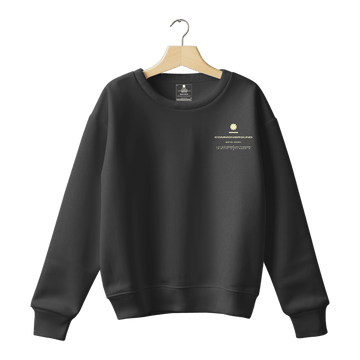 BLACK REGULAR SWEATSHIRT - COMMONGROUND
