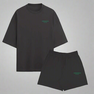BLACK SOLID TERRY CO - ORD SET - COMMONGROUND