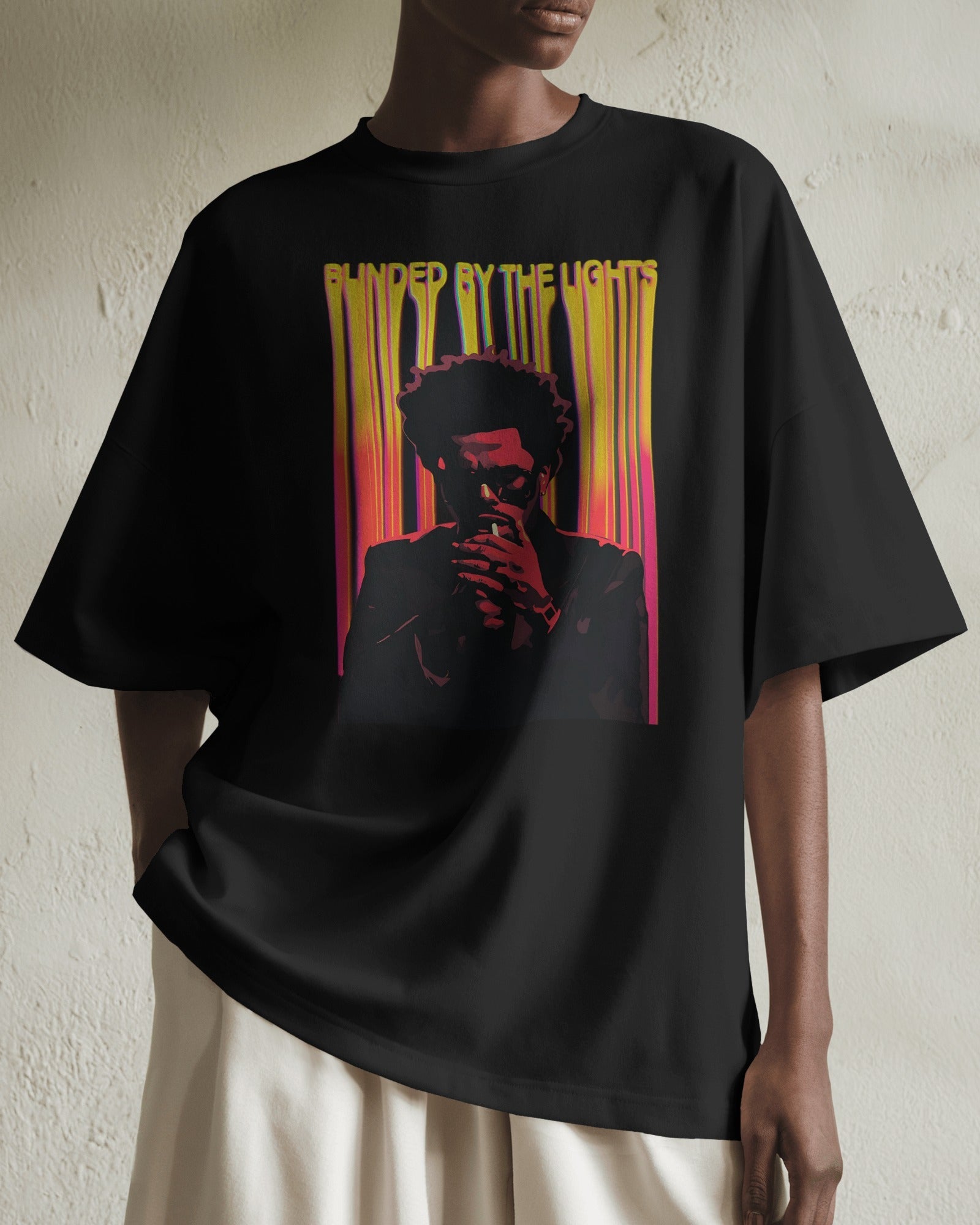 BLINDED LIGHTS OVERSIZED T - SHIRT - COMMONGROUND