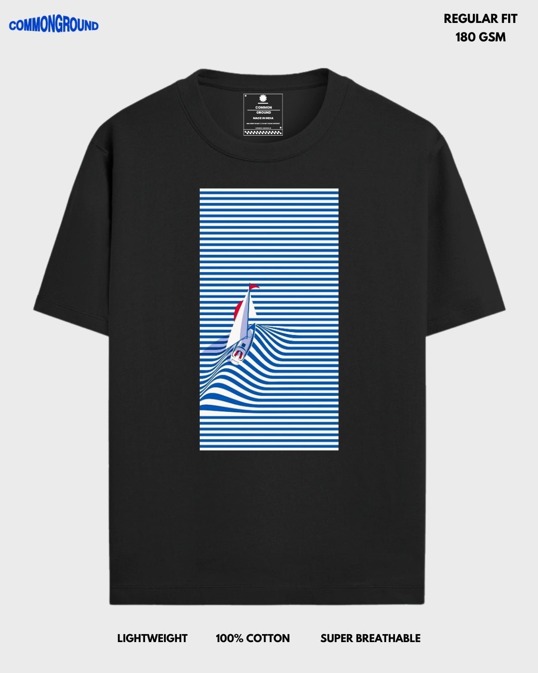 BOAT CLUB REGULAR T - SHIRT - COMMONGROUND