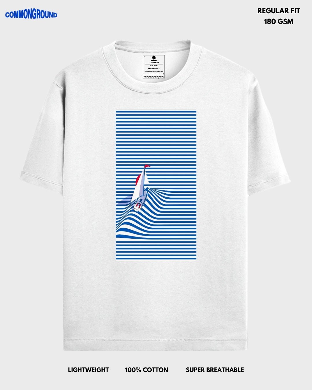 BOAT CLUB REGULAR T - SHIRT - COMMONGROUND