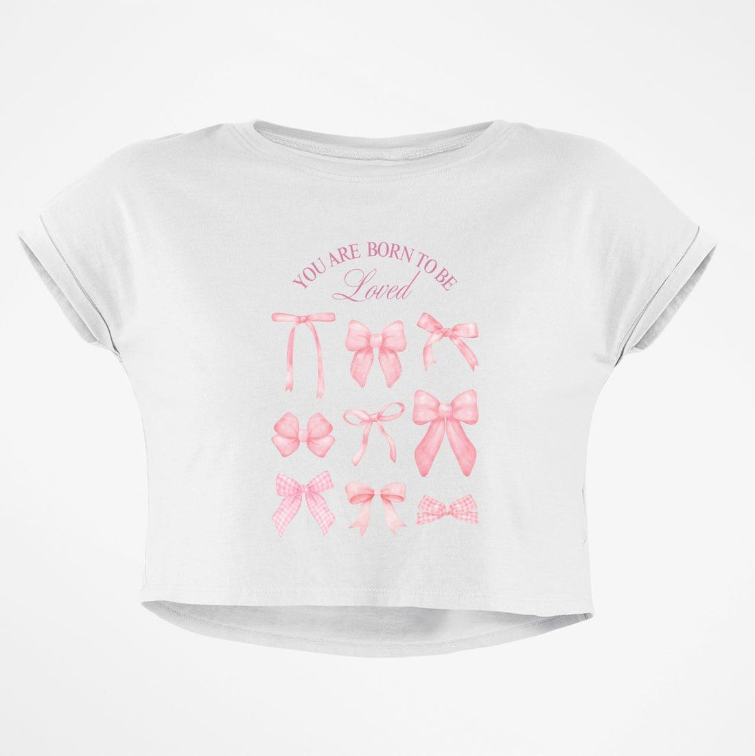 BORN TO BE LOVED CROP TOP - COMMONGROUND