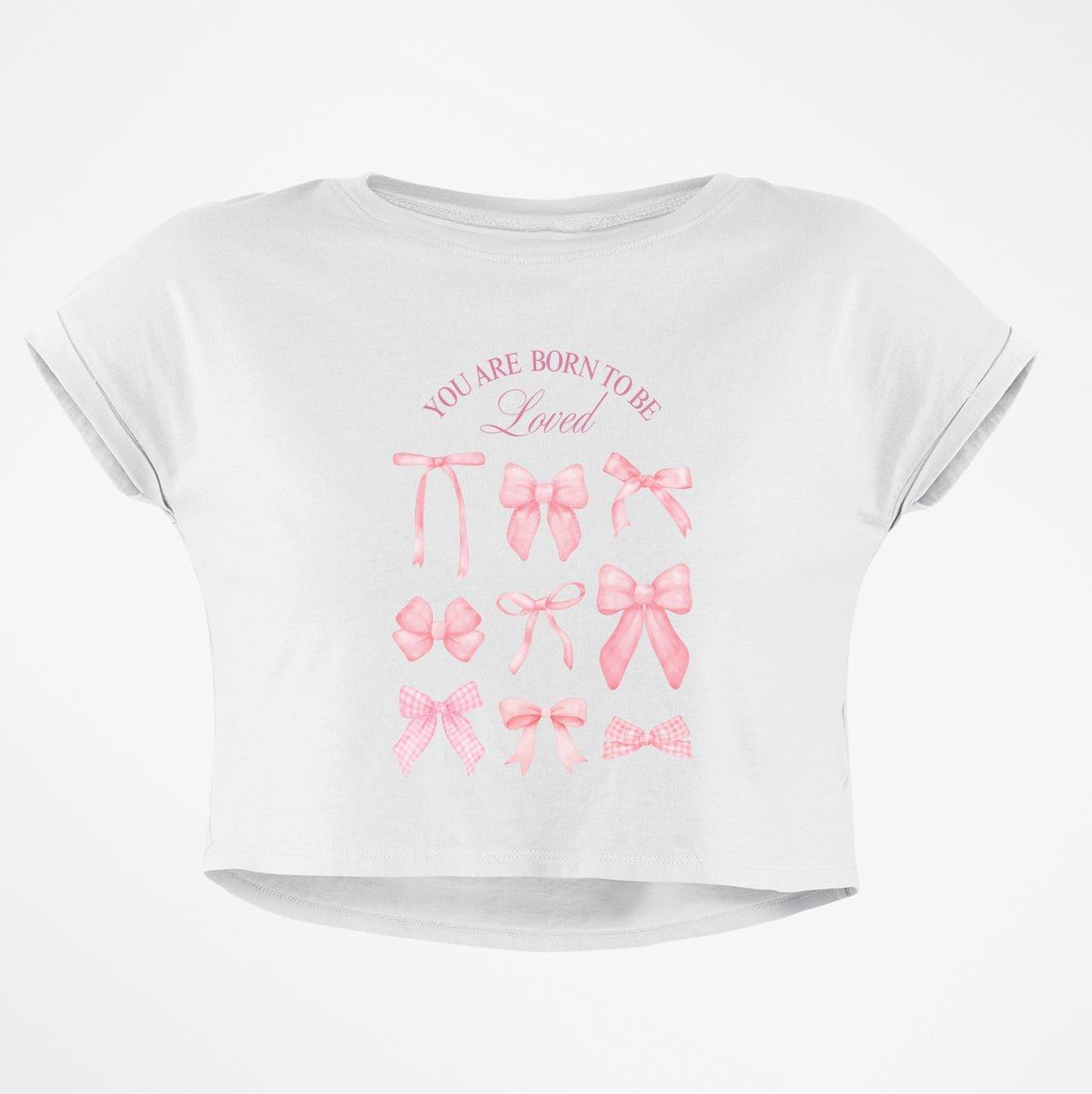 BORN TO BE LOVED CROP TOP - COMMONGROUND