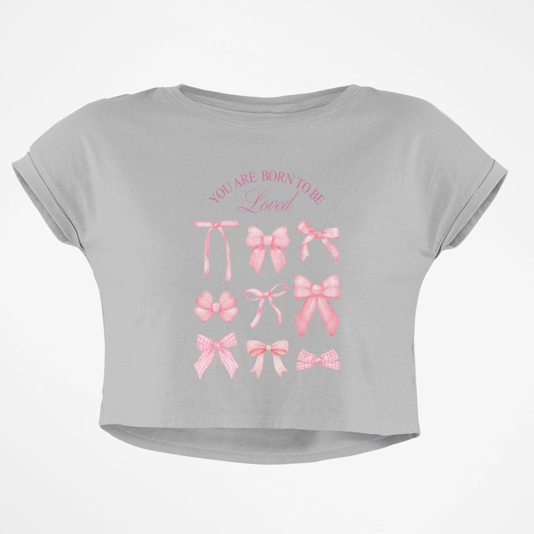 BORN TO BE LOVED CROP TOP - COMMONGROUND