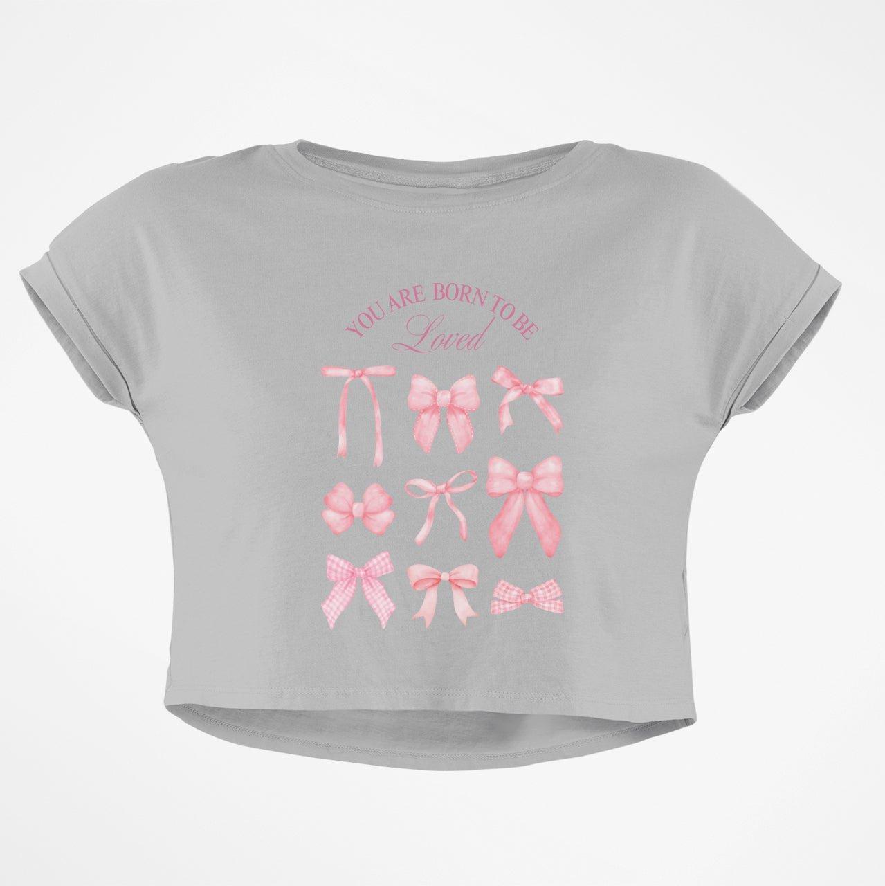 BORN TO BE LOVED CROP TOP - COMMONGROUND