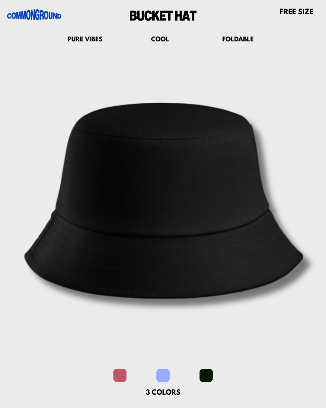 BUCKET HAT - COMMONGROUND