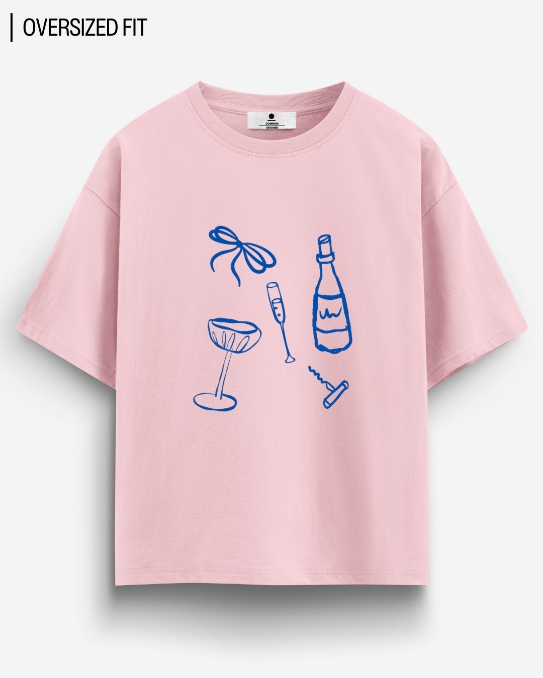 BY THE GLASS OVERSIZED T - SHIRT - COMMONGROUND