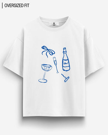 BY THE GLASS OVERSIZED T - SHIRT - COMMONGROUND