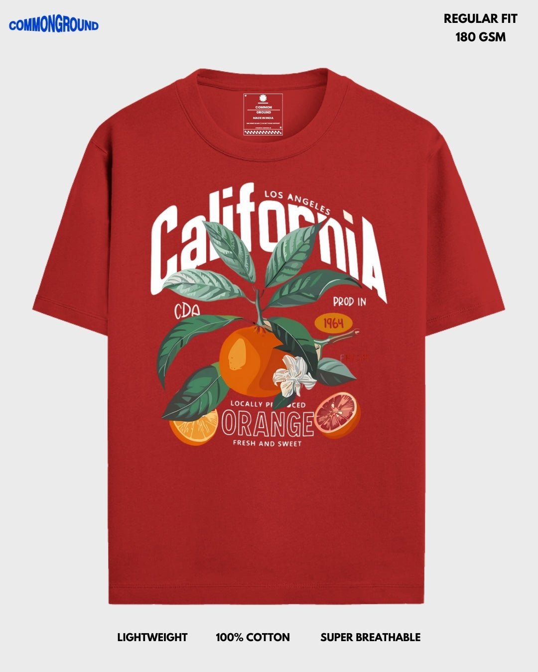 CALIFORNIA REGULAR T - SHIRT - COMMONGROUND