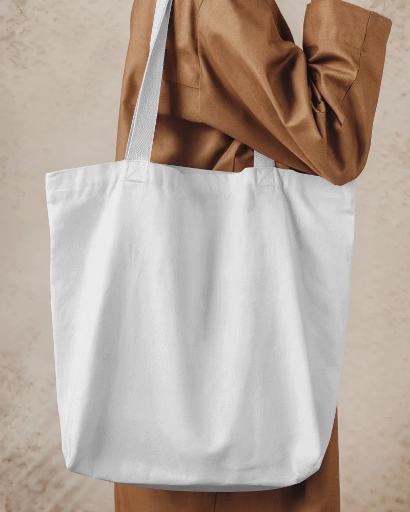 WHITE TOTE BAG