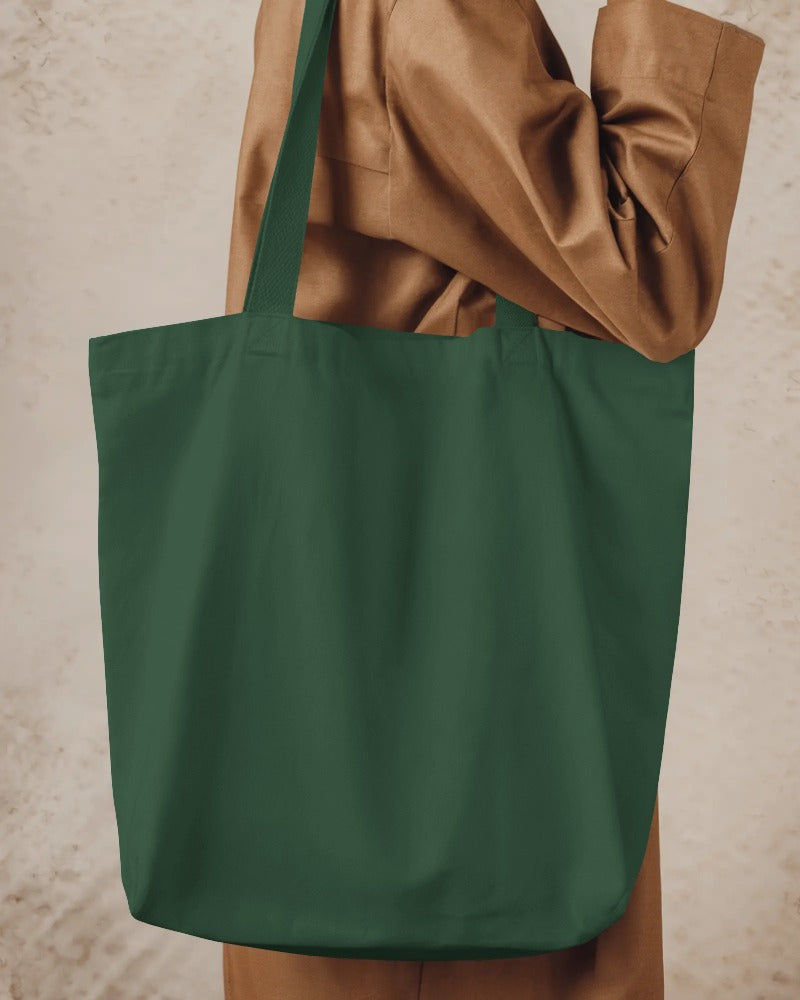BOTTLE GREEN TOTE BAG
