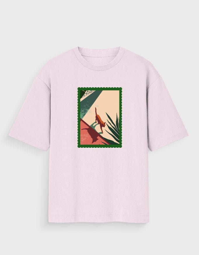 CAT AFTERNOONS OVERSIZED T - SHIRT - COMMONGROUND