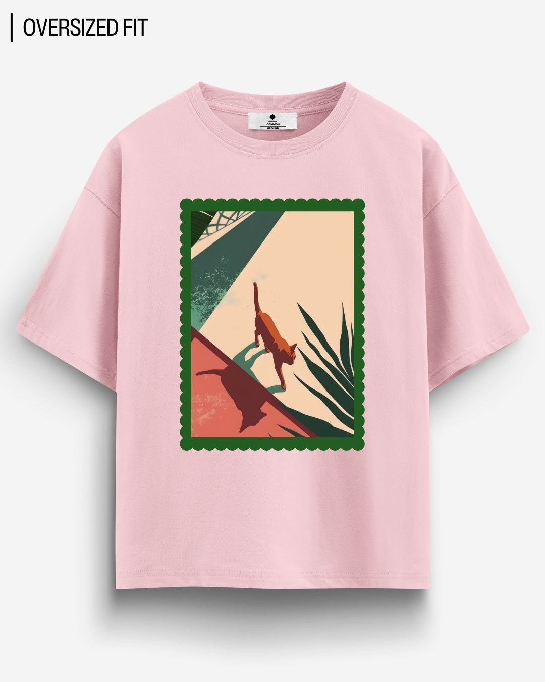 CAT AFTERNOONS OVERSIZED T - SHIRT - COMMONGROUND