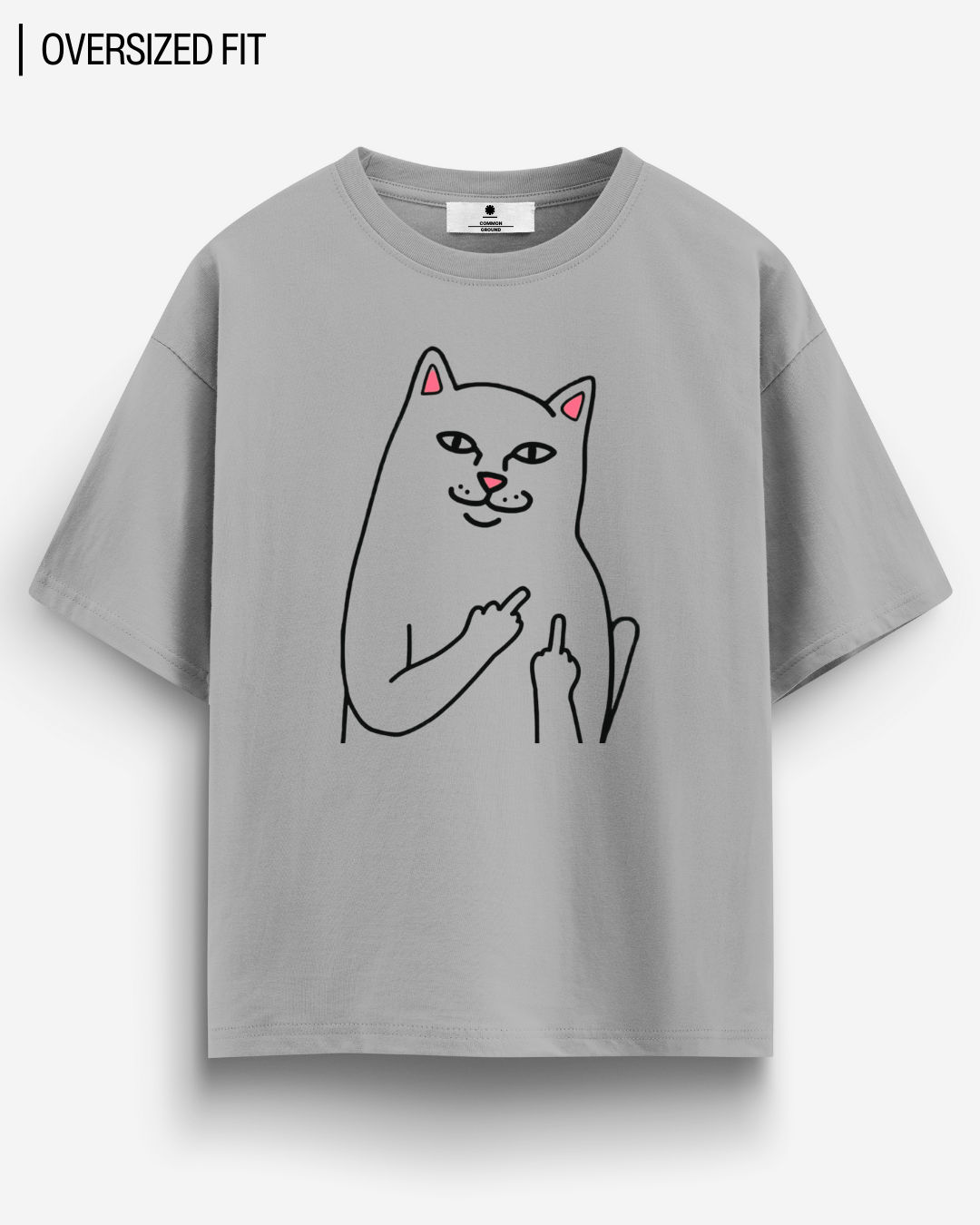CAT OVERSIZED T - SHIRT - COMMONGROUND