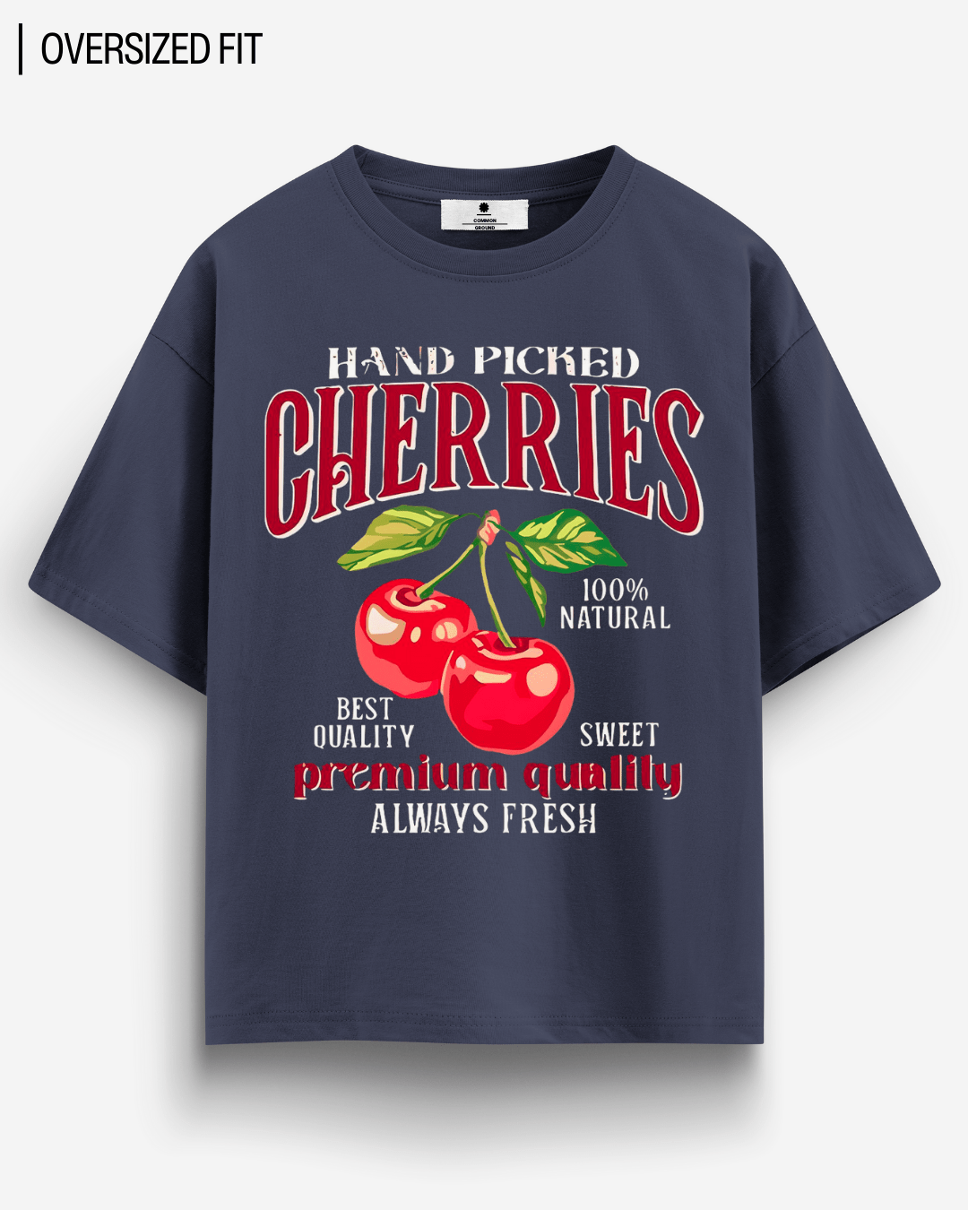 CHERRIES OVERSIZED T - SHIRT - COMMONGROUND