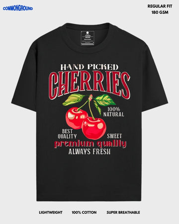 CHERRIES REGULAR T - SHIRT - COMMONGROUND