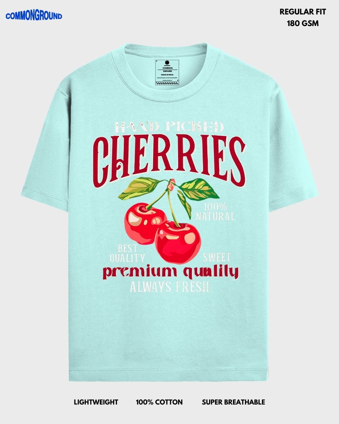 CHERRIES REGULAR T - SHIRT - COMMONGROUND