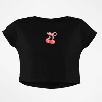 CHERRY BOW CROP TOP - COMMONGROUND