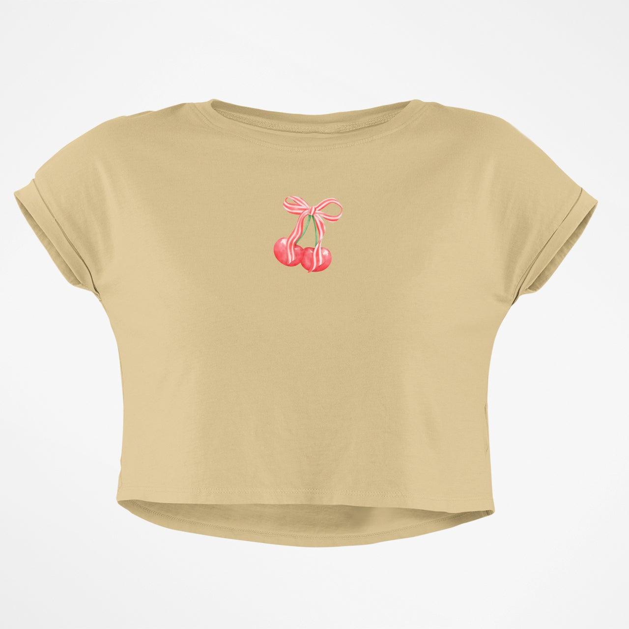 CHERRY BOW CROP TOP - COMMONGROUND