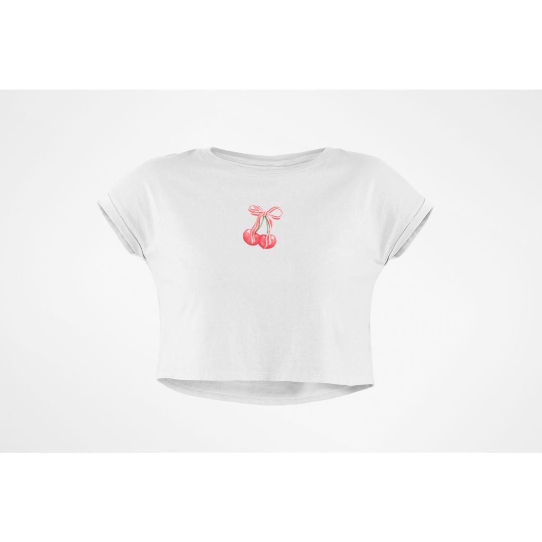 CHERRY BOW CROP TOP - COMMONGROUND