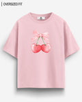 CHERRY HEARTS OVERSIZED T - SHIRT - COMMONGROUND