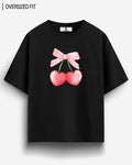 CHERRY HEARTS OVERSIZED T - SHIRT - COMMONGROUND