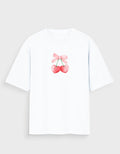 CHERRY HEARTS OVERSIZED T - SHIRT - COMMONGROUND