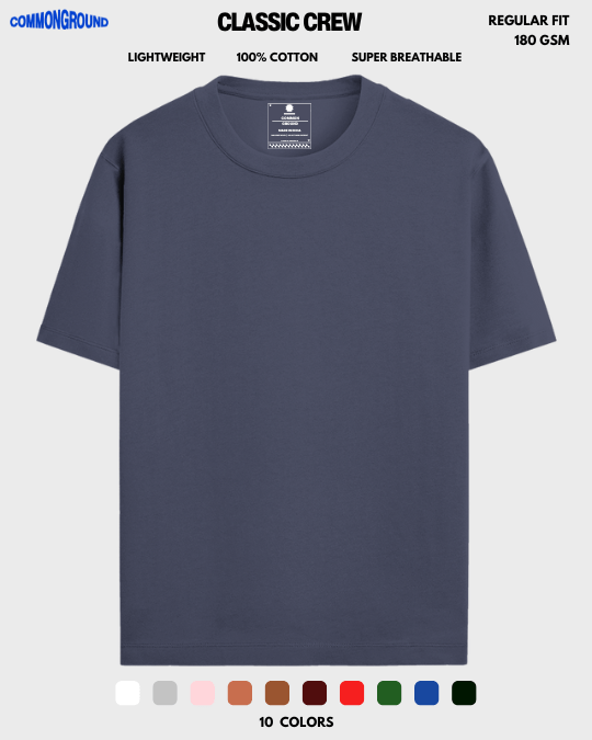 CLASSIC CREW T - SHIRT - COMMONGROUND