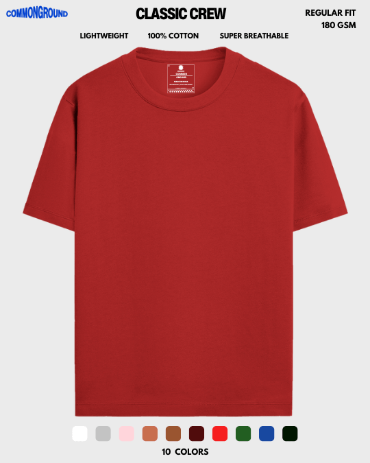 CLASSIC CREW T - SHIRT - COMMONGROUND