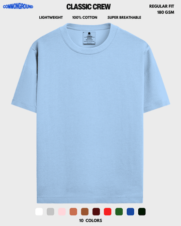 CLASSIC CREW T - SHIRT - COMMONGROUND