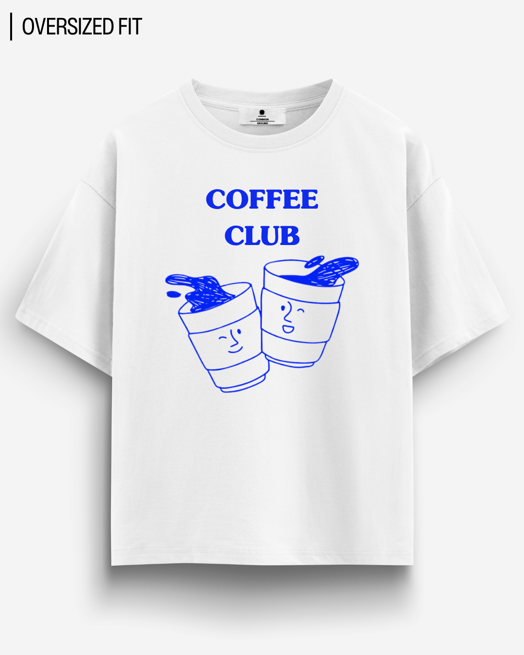 COFFEE CLUB OVERSIZED T - SHIRT - COMMONGROUND