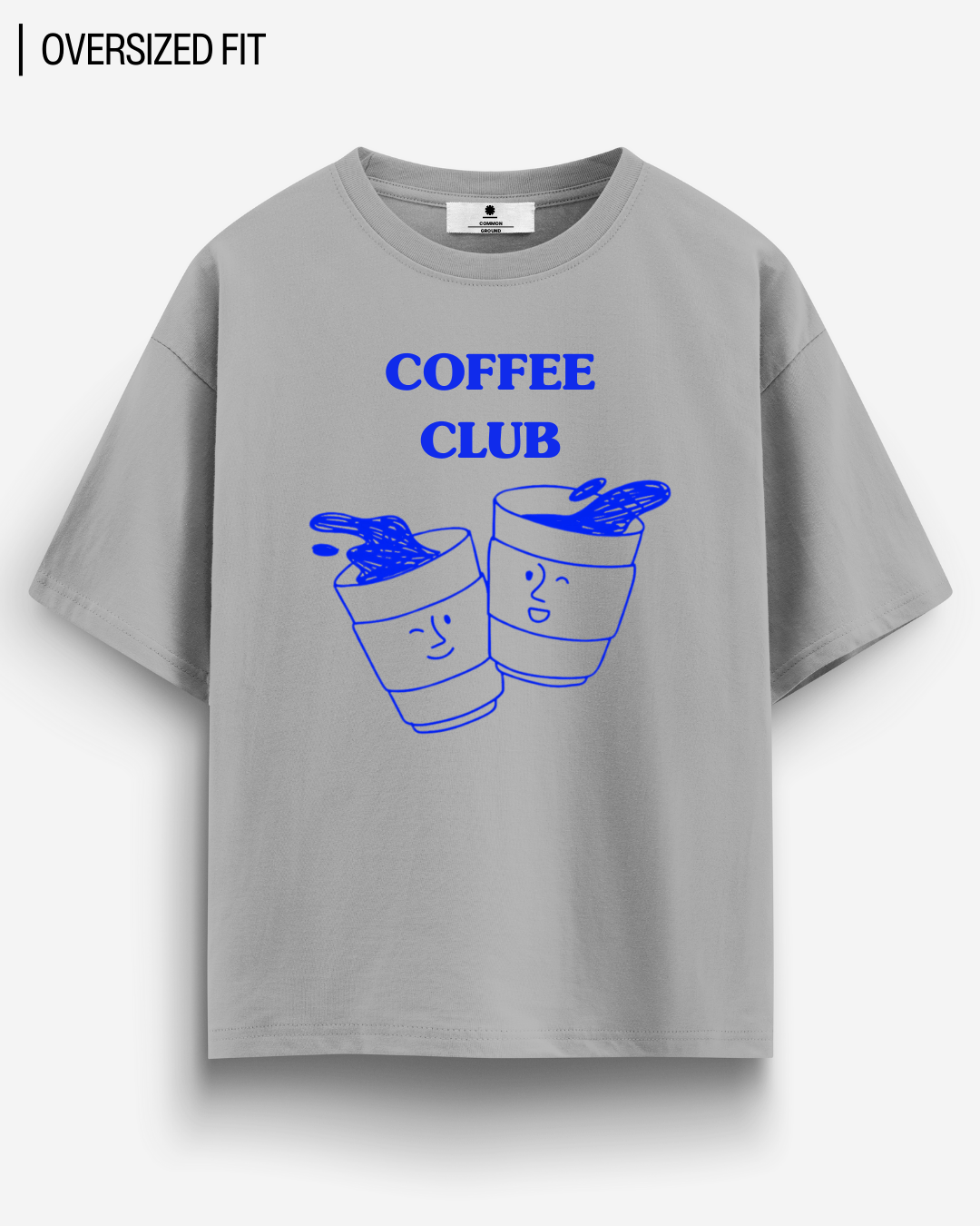 COFFEE CLUB OVERSIZED T - SHIRT - COMMONGROUND