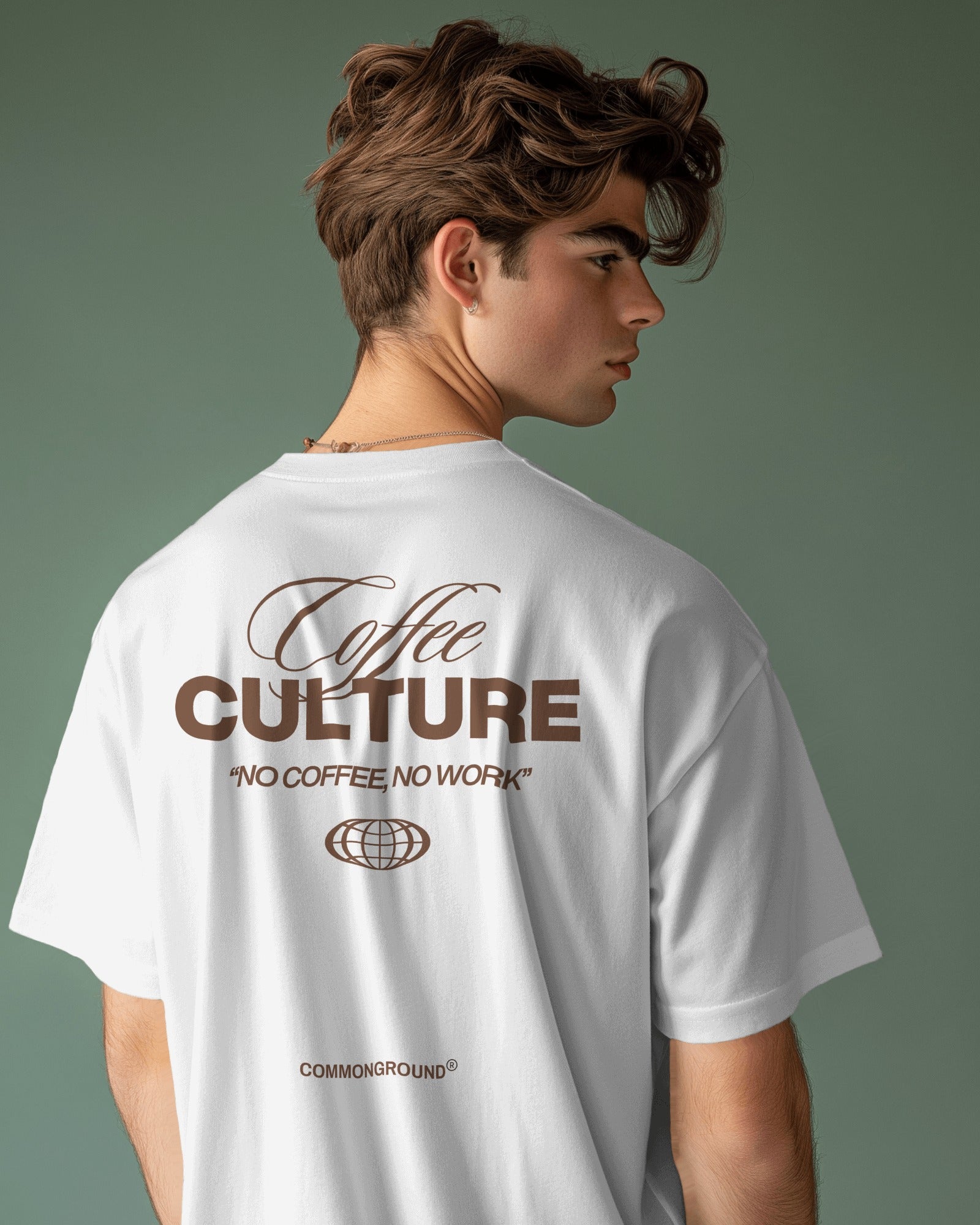 COFFEE CULTURE OVERSIZED T - SHIRT - COMMONGROUND